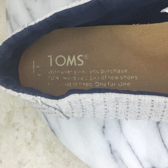 TOMS Vegan Canvas  Flats Women's Size 7 - Picture 11 of 14